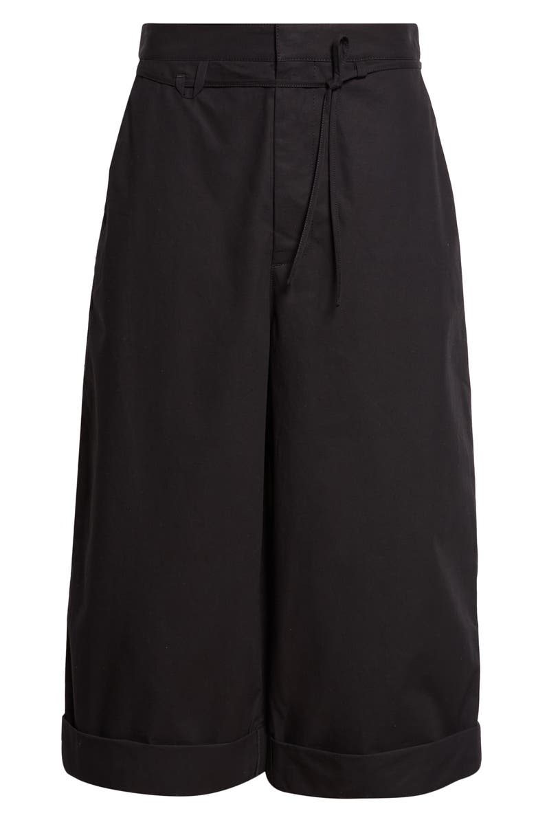 Jacquemus Le Pantalon Marin Belted Cotton Poplin Wide Leg Pants, Alternate, color, Black 990