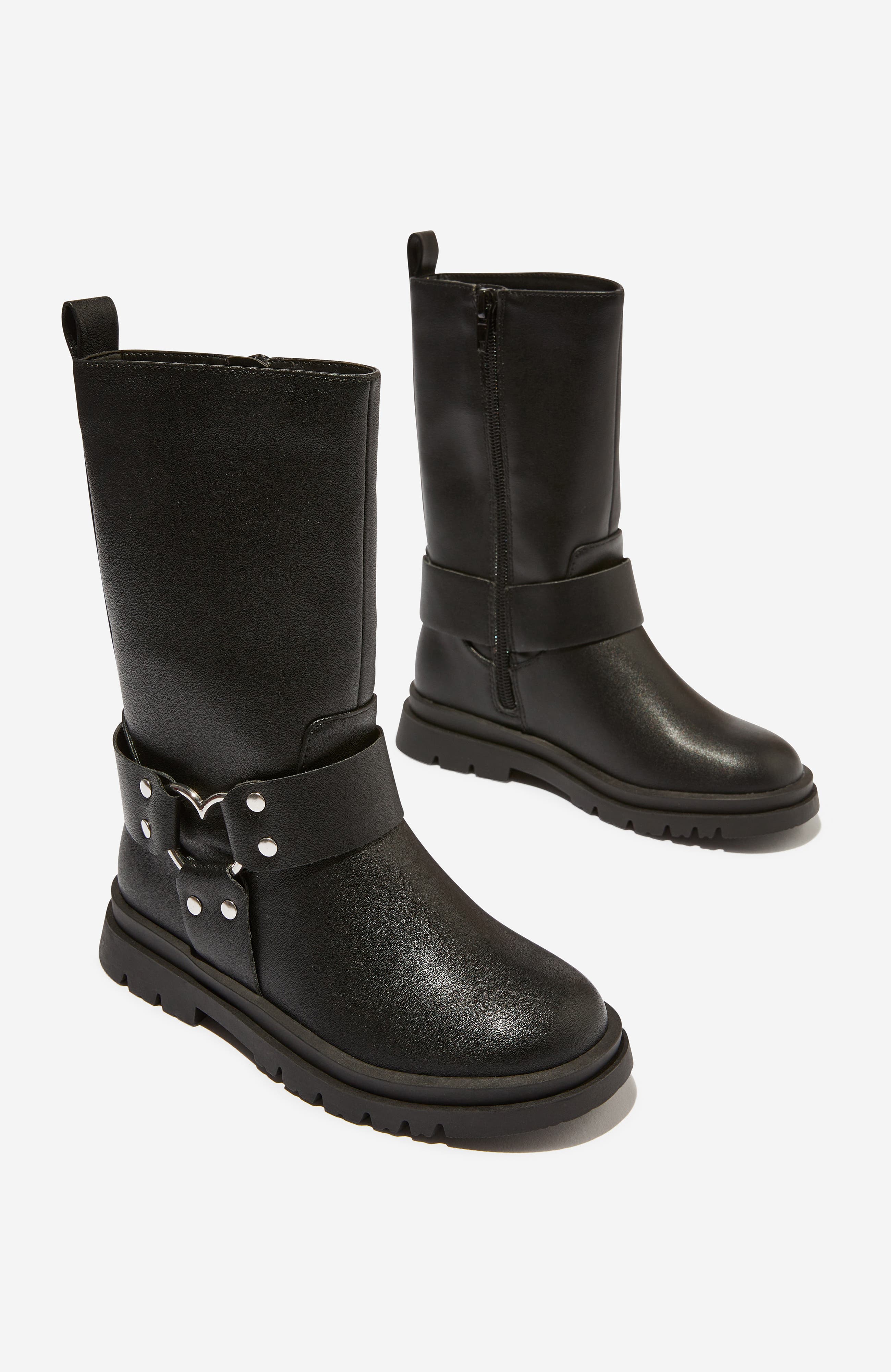 Cotton On Kids Kid's Betty Biker Boot, Alternate, color, 