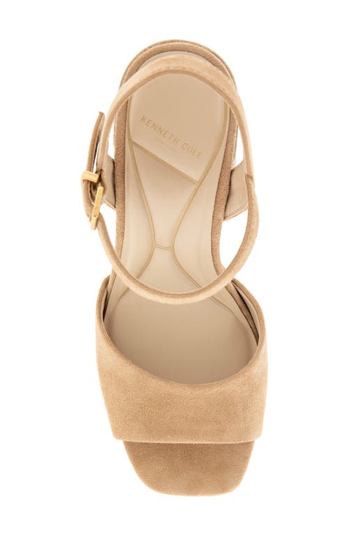 Kenneth Cole Parton Ankle Strap Platform Sandal In Pink