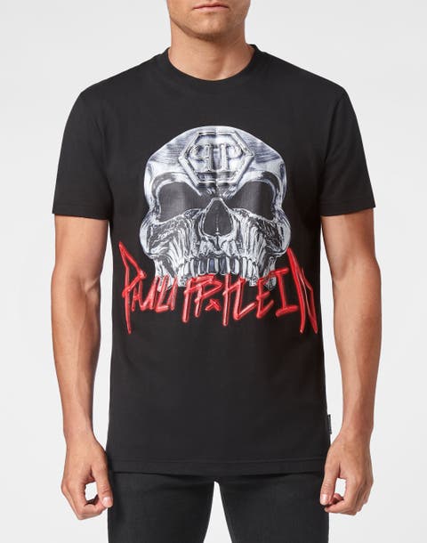 T-Shirt Round Neck Skull Men