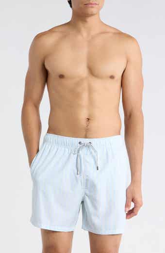 Vintage Summer 4-Way Stretch Volley Swim Trunks