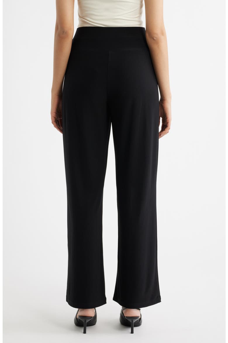 Pleated Wide Leg Pants, Alternate, color, ANNE BLACK