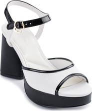 KARL LAGERFELD PARIS Hallet Platform Sandal