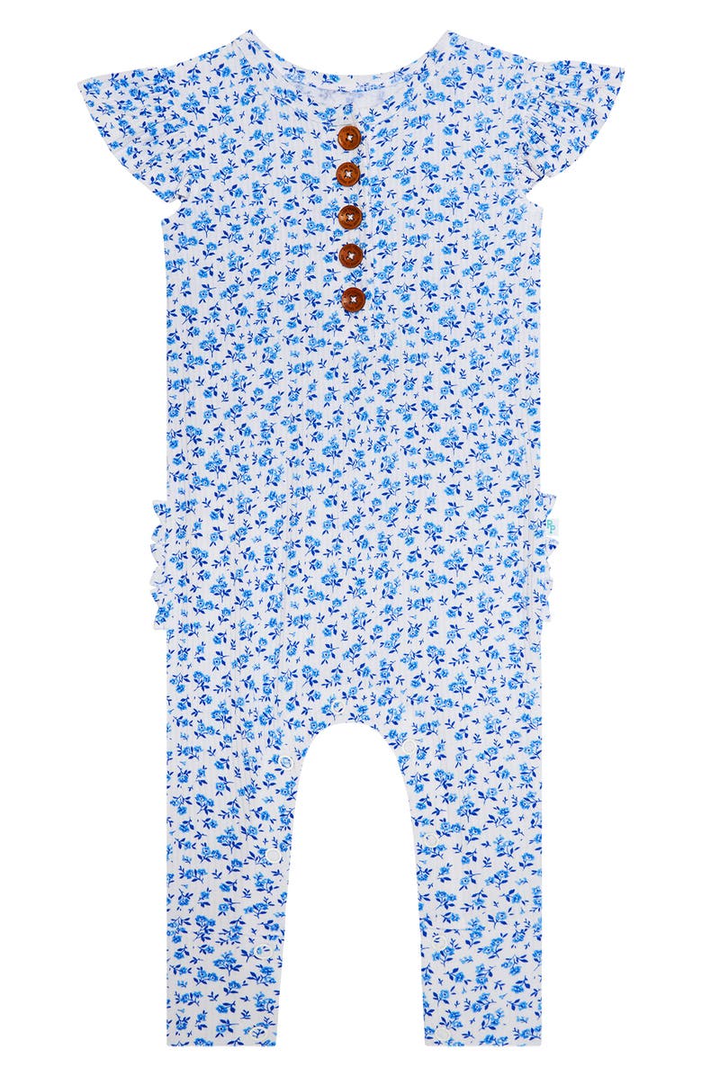 Posh Peanut Kids' Andina Ruffled Romper, Main, color, 