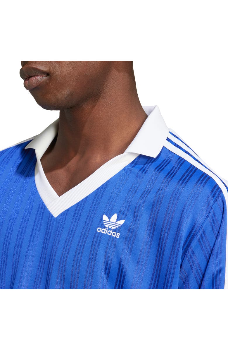 adidas Adicolor Piqué Long Sleeve Soccer T-Shirt, Alternate, color, 