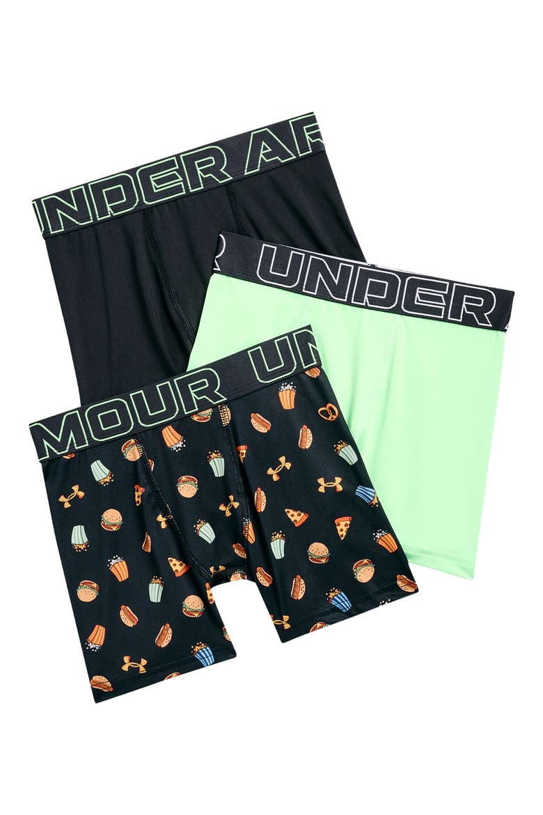 Kids' Performance Tech 3-Pack Assorted Boxer Briefs, Main, color, AEGEAN BLUE