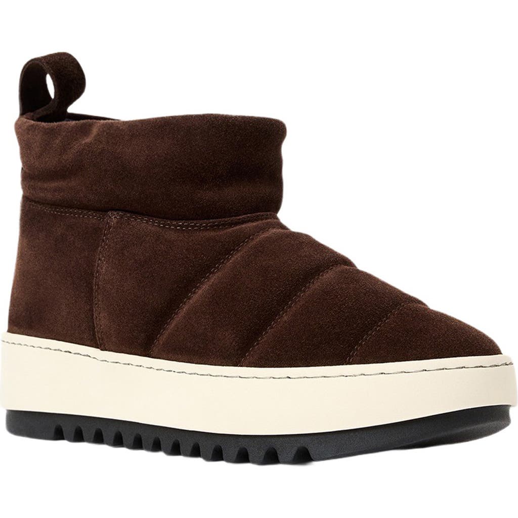 Aquatalia Alcee Mini Platform Bootie In Burgundy