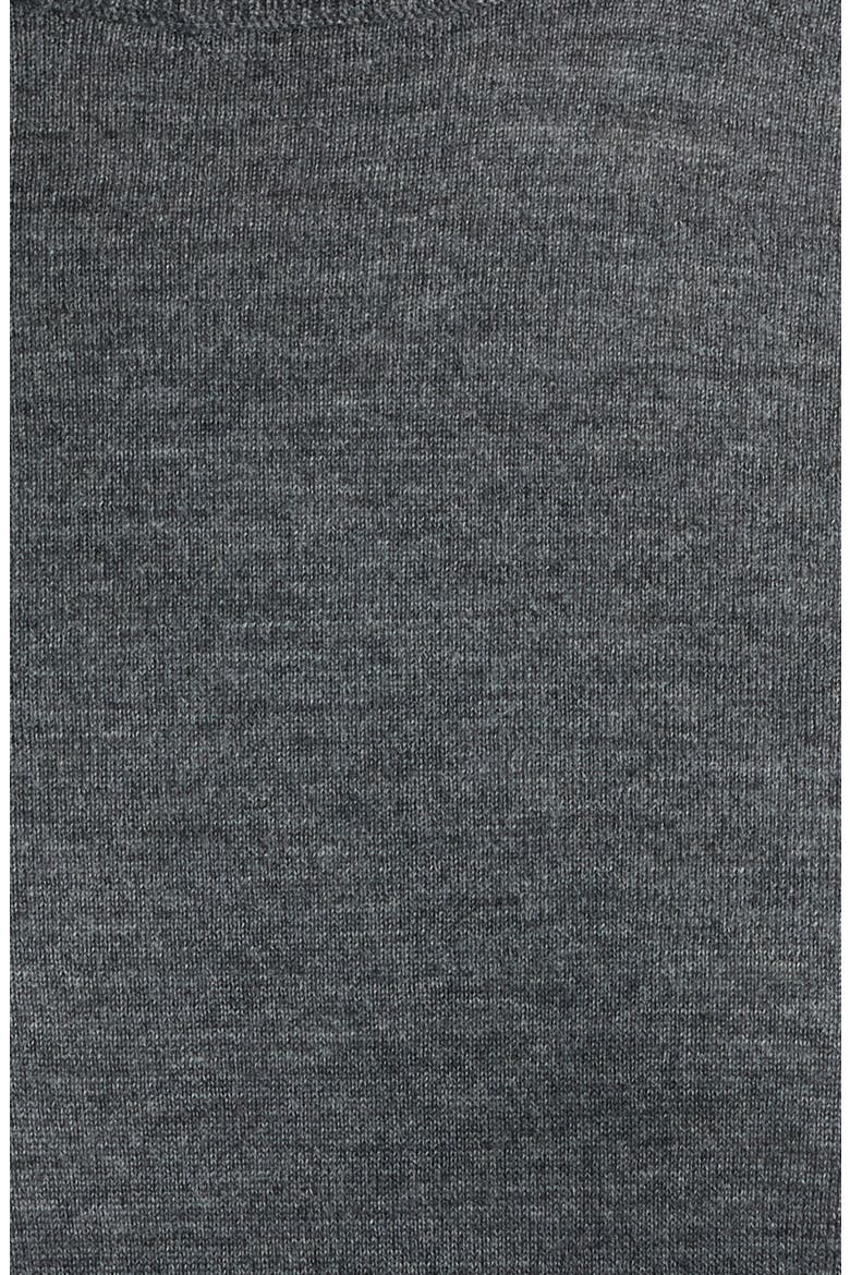 Farbella Short Sleeve Virgin Wool Sweater, Alternate, color, DK GY