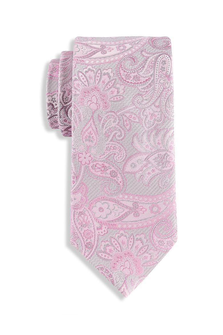 Bayport Paisley Tie, Main, color, CHARCOAL