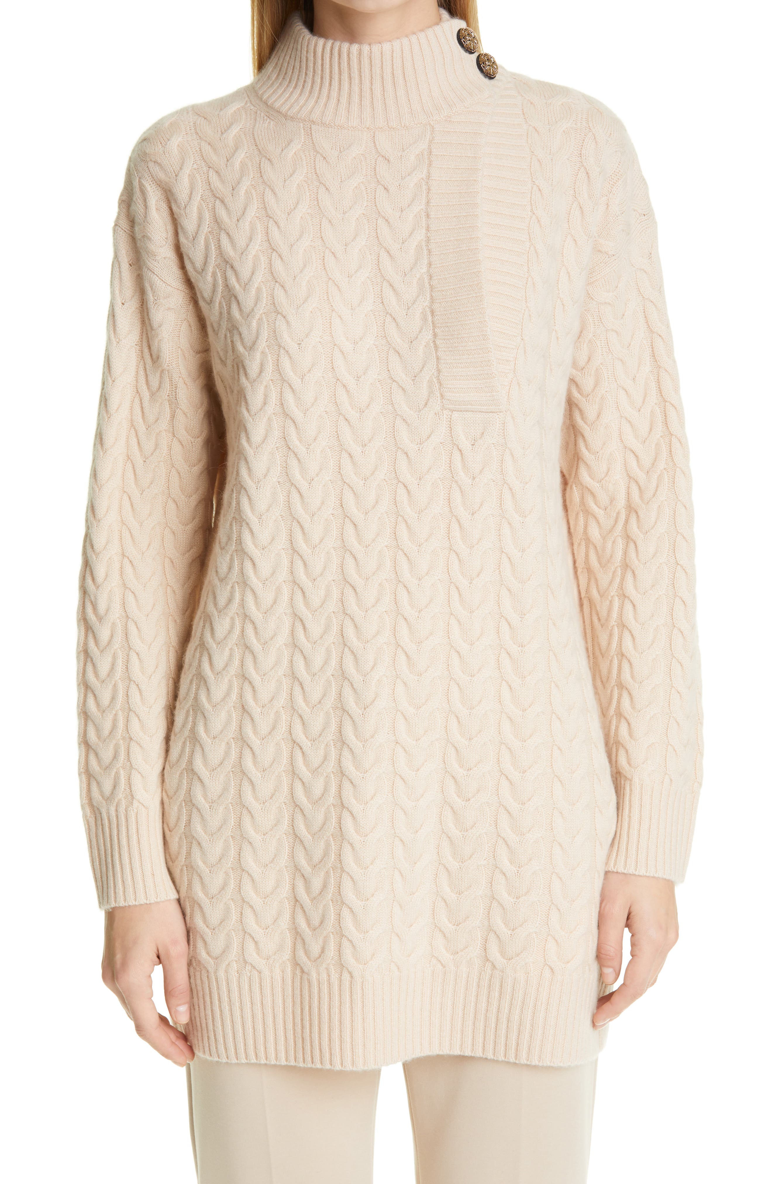 Max Mara Medea Cable Wool & Cashmere Sweater (Women) | Nordstromrack