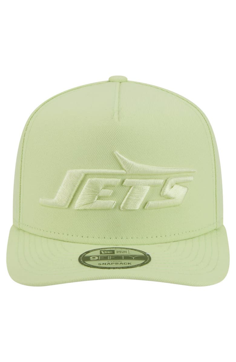 New Era Men's New Era Light Green New York Jets Color Pack 9FIFTY Snapback Hat, Alternate, color, Light Green