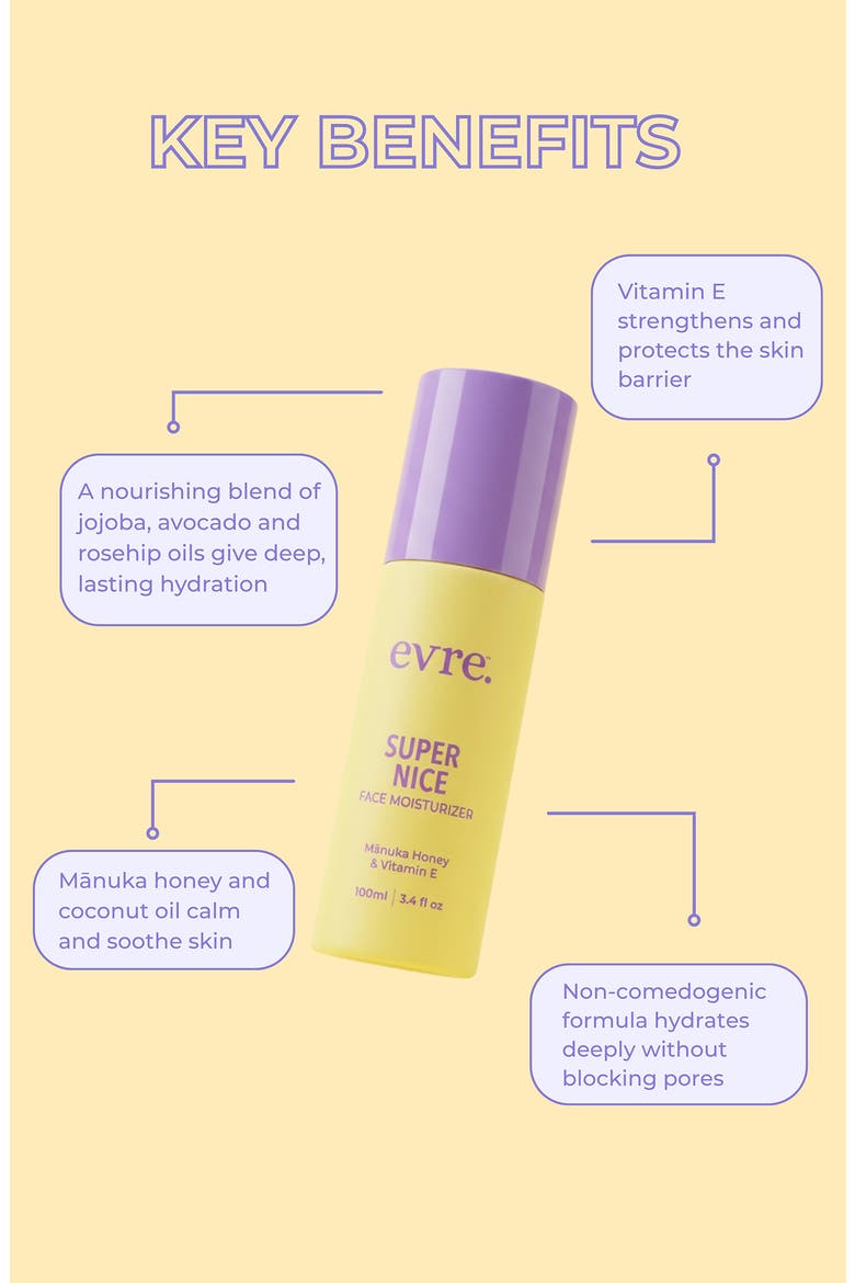 Super Nice Maunka Honey & Vitamin E Face Moisturizer, Alternate, color, NO COLOR