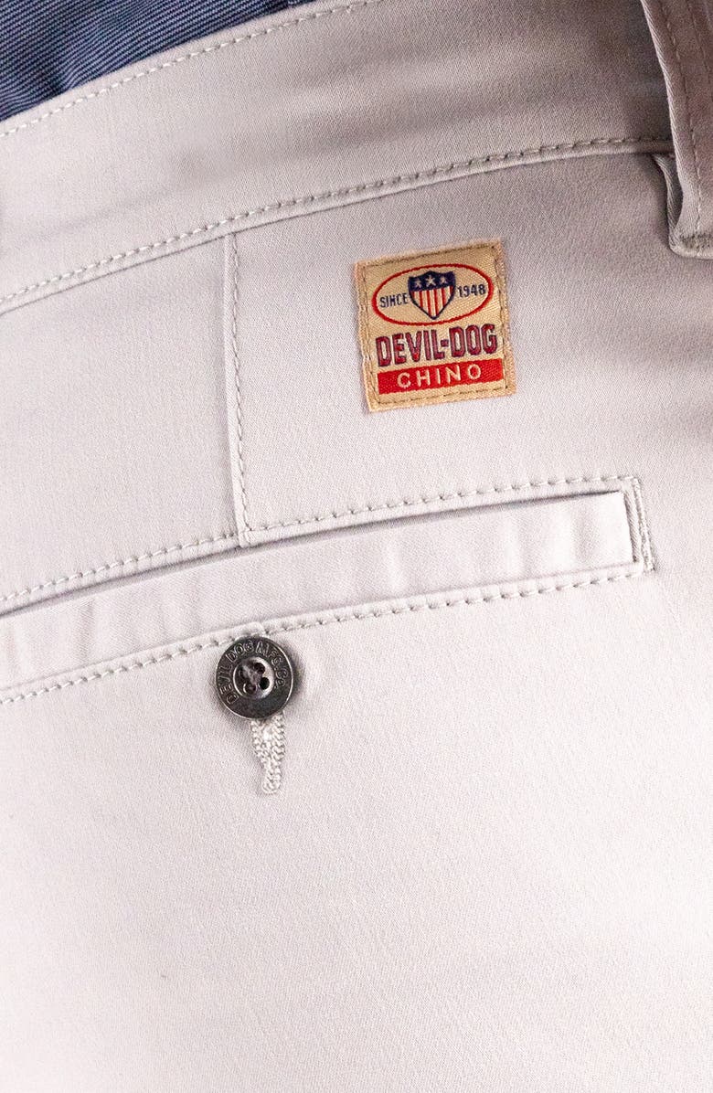 Devil-Dog Dungarees 9-Inch Performance Stretch Chino Shorts, Alternate, color, 