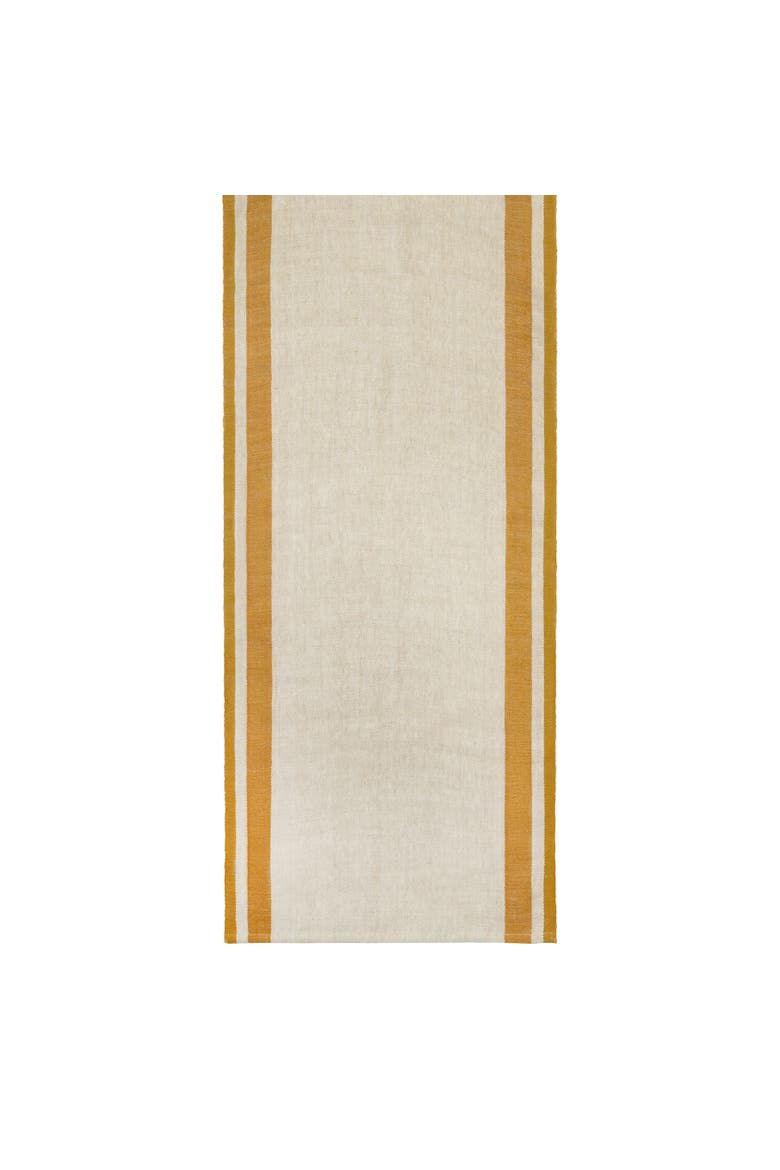 Gordes Runner, Alternate, color, Mustard, Natural 20" x 90"