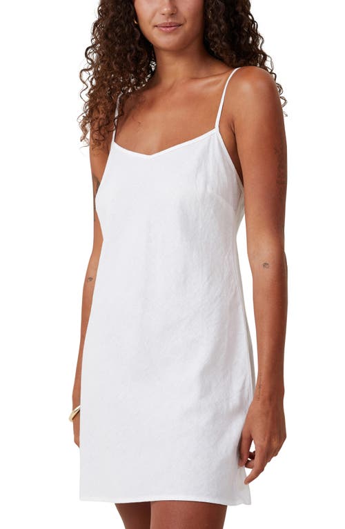 Cotton On Haven V-neck Minidress In White