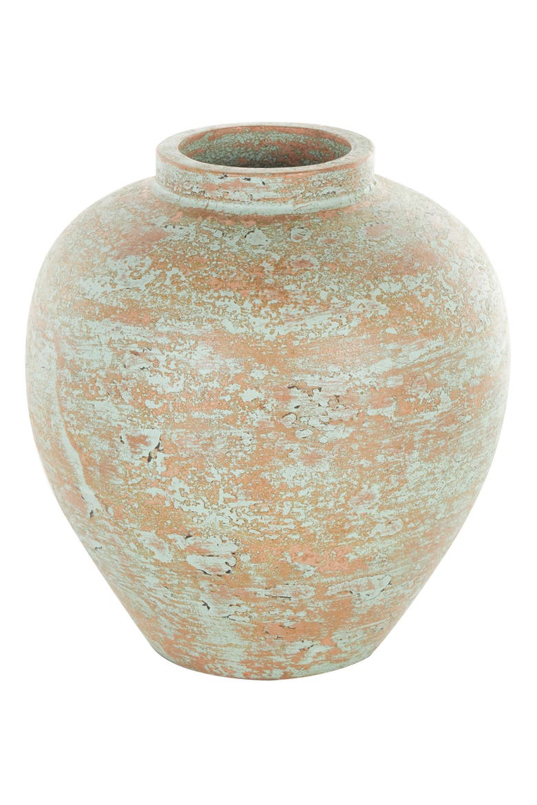 Brown Ceramic Vase, Main, color, BROWN
