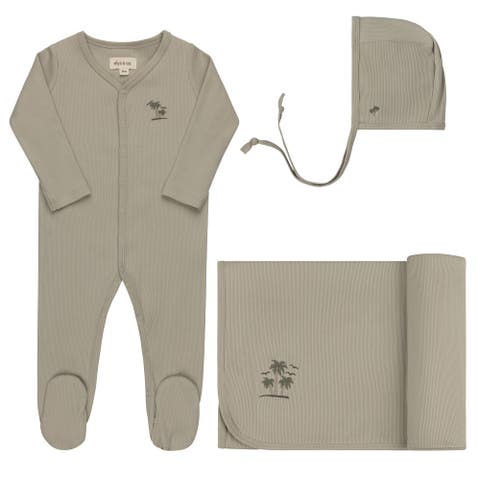 Embroidered Collar Collection - Layette Set