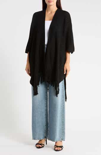 Open Knit Ruana