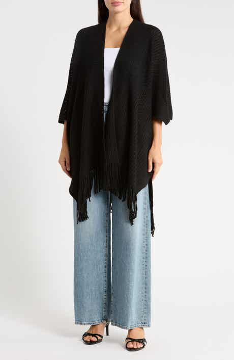 Open Knit Ruana