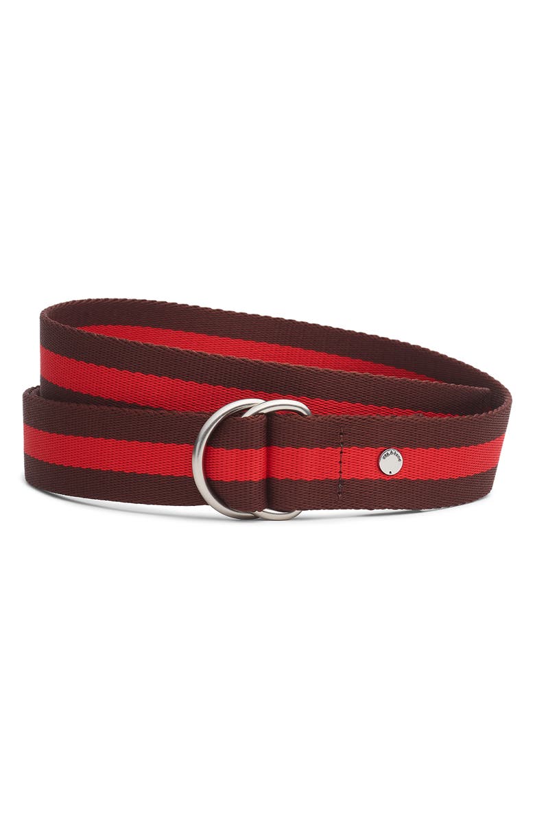 rag & bone Gracie Stripe Woven Belt, Main, color, 