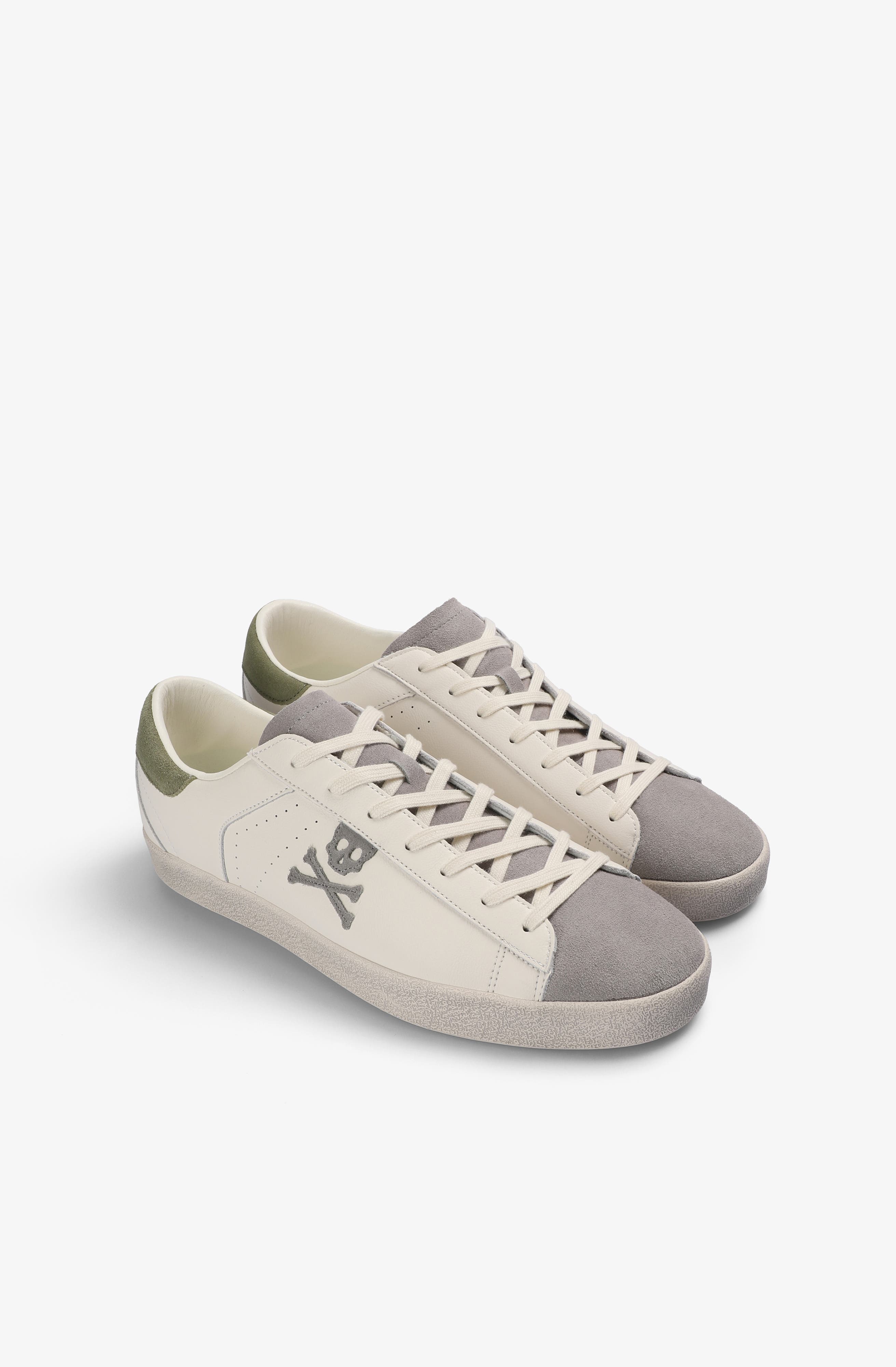 Scalpers Side Skull Man Henry Sneakers, Alternate, color, Khaki