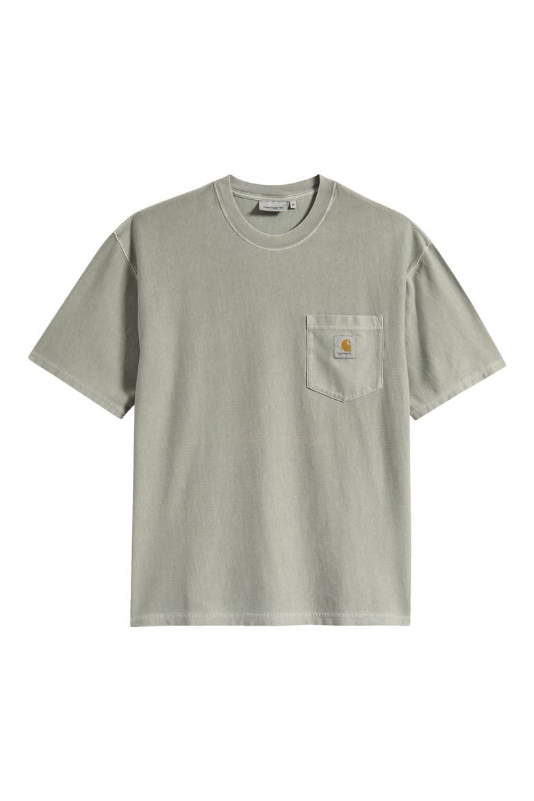 Loose Fit Pocket T-Shirt, Alternate, color, SHADY GREEN (GARMENT DYED)