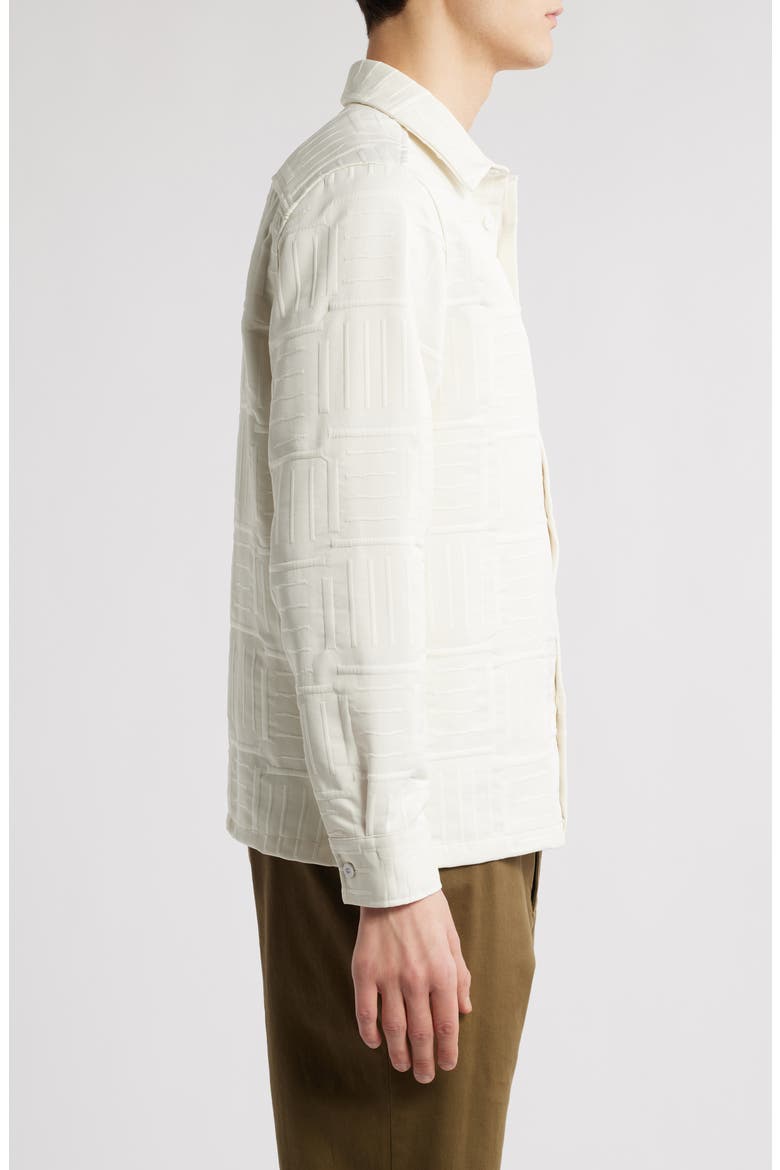 Ladder Pearce Oversize Shirt, Alternate, color, ECRU