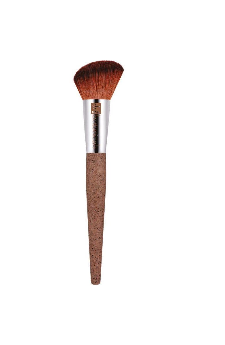 DR BOTANICALS Coffee Ground Blush Brush for Anti-Aging, Brightening, Main, color, White