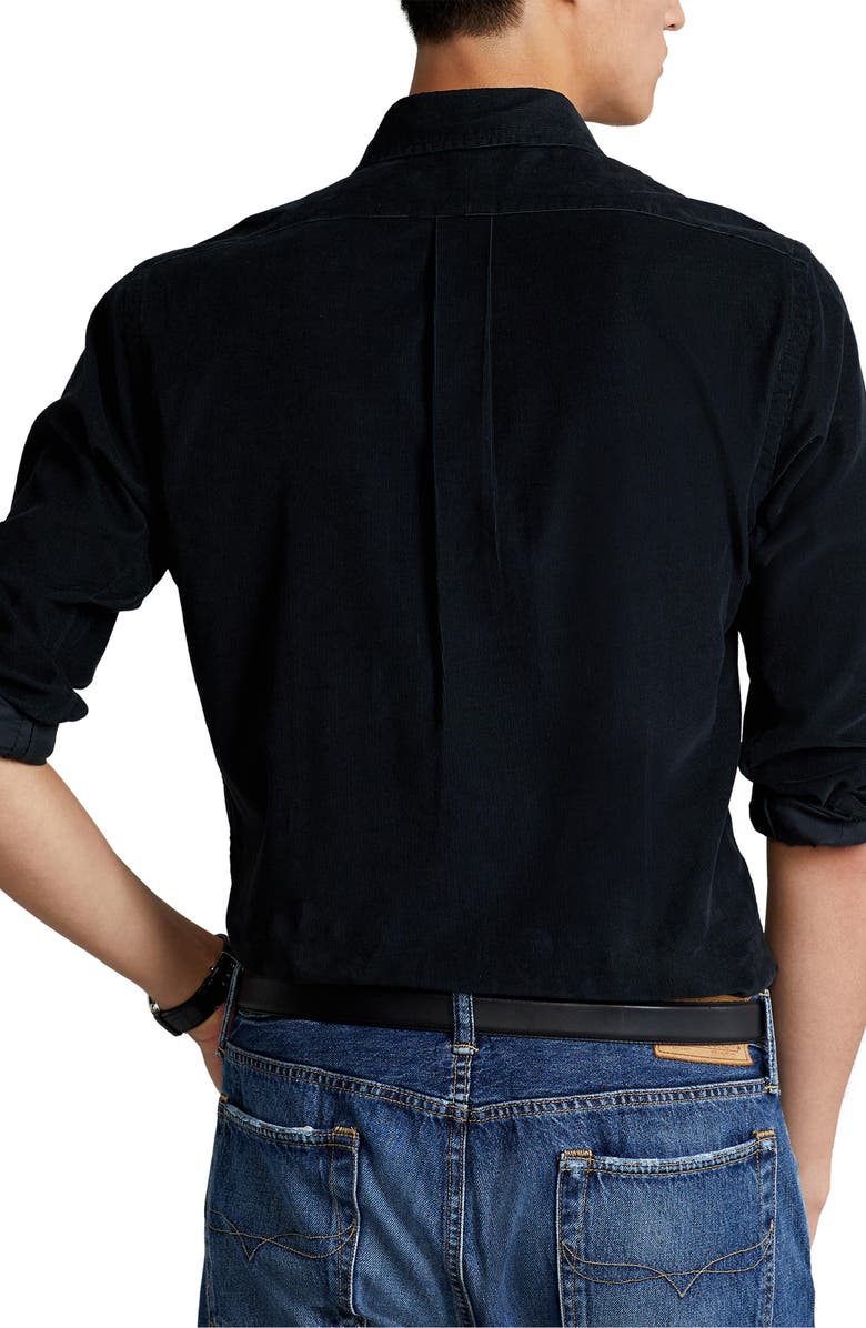 Polo Ralph Lauren Classic Fit Corduroy Button-Down Shirt, Alternate, color, 