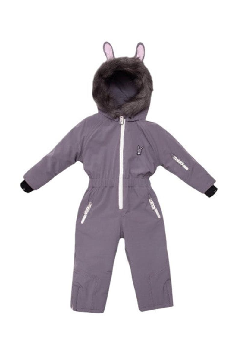 Hop the Bunny Ski Suit, Main, color, Purple