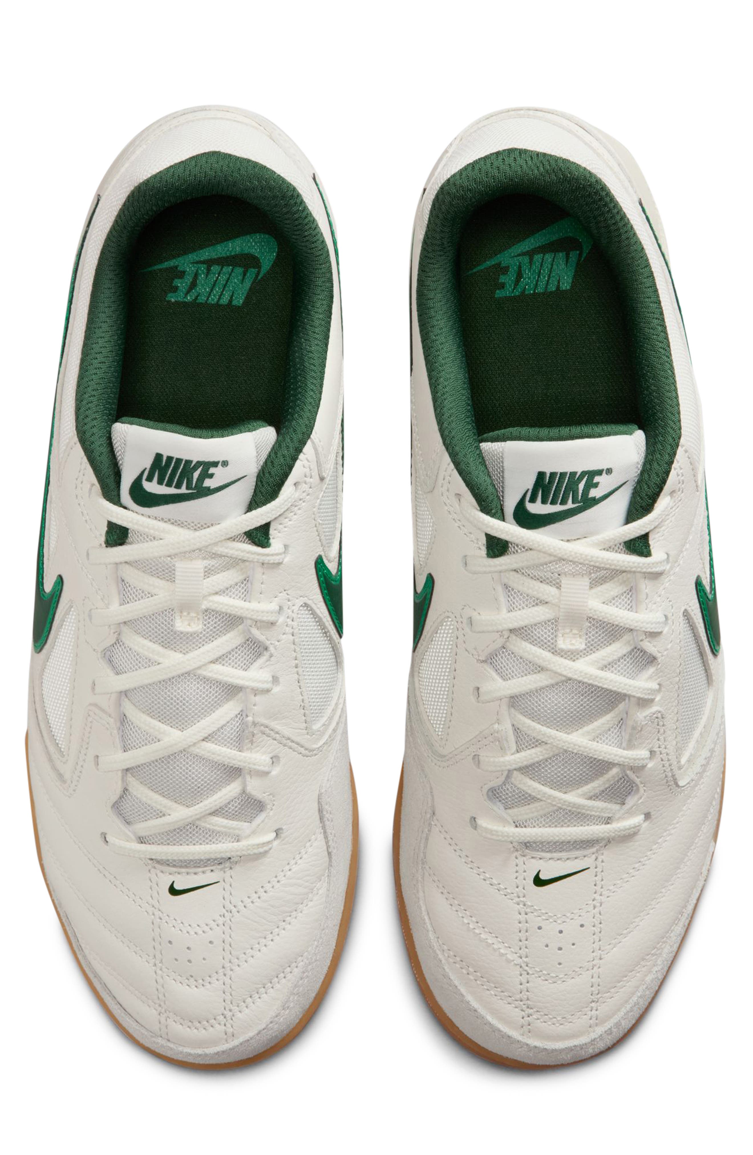 Nike Gato Soccer Sneaker, Alternate, color, Sail/ Stadium Green