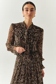 Exquise Kara Chiffon Blouse