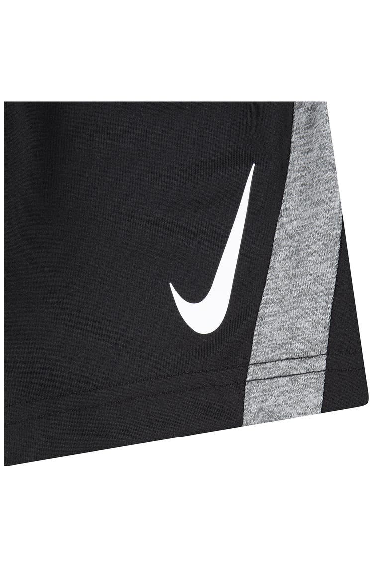 Kids' Drop Graphic T-Shirt & Shorts Set, Alternate, color, BLACK/ SMOKE GREY HEATHER