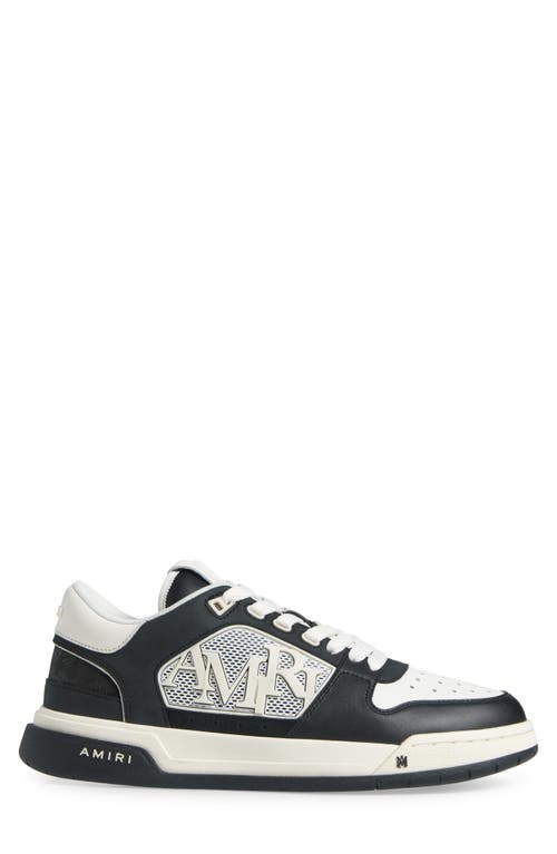 Amiri 'ma Quand' Black And White Low Top Sneakers With Logo Patch On The Tongue And Logo Lettering On The In Black