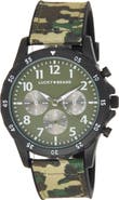 Lucky Brand Camo Strap Chronograph Watch, 43mm