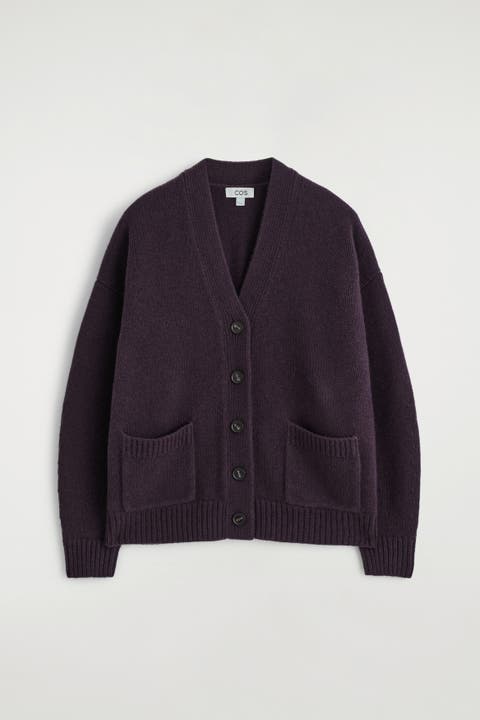 Oversized Merino Wool Cardigan
