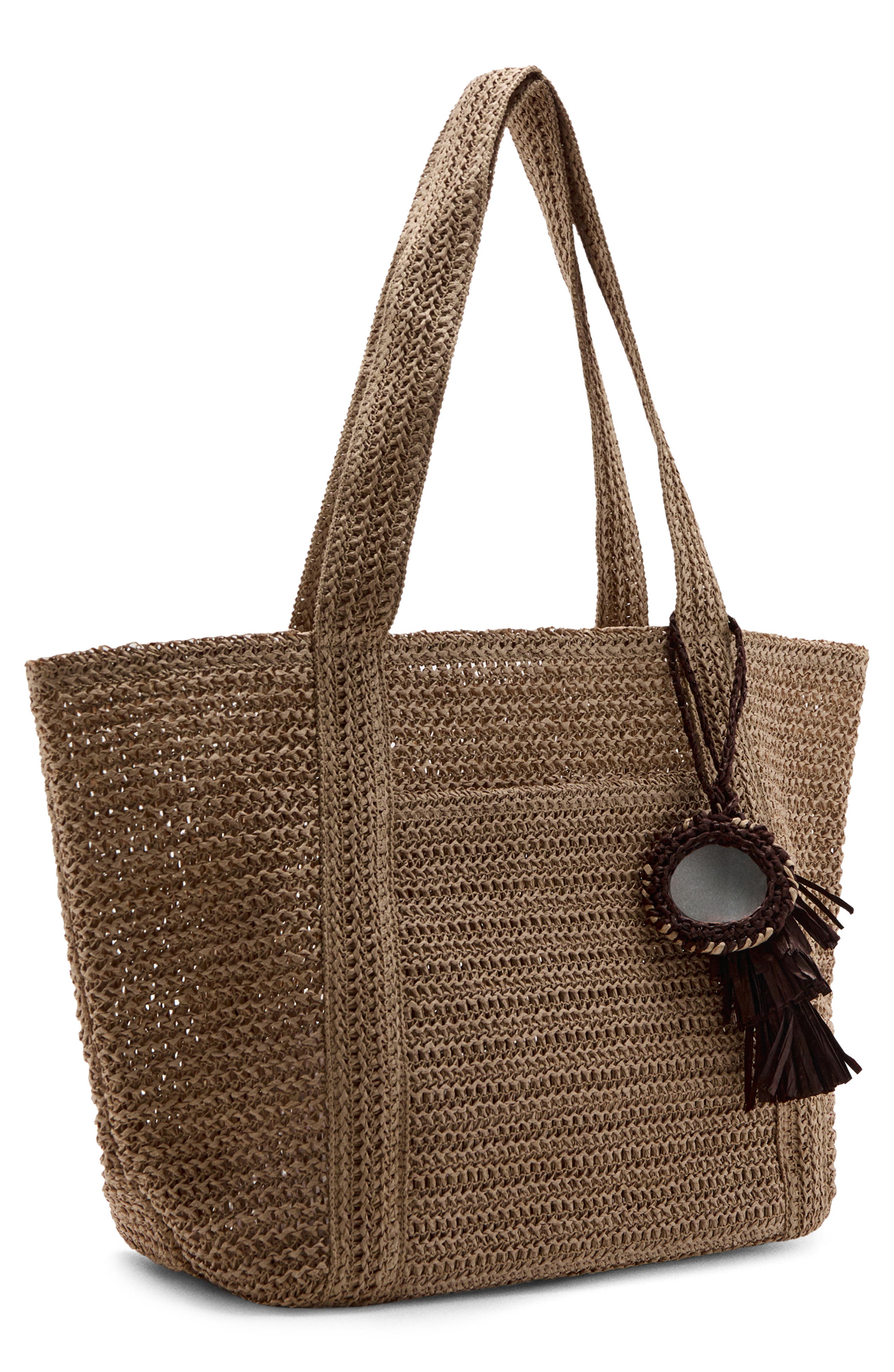 MANGO Natural Fiber Tote, Alternate, color, 