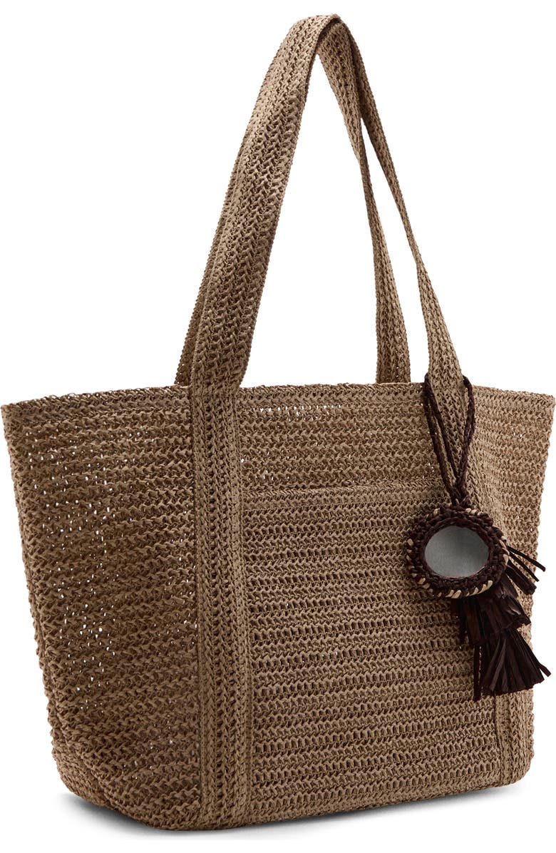MANGO Natural Fiber Tote, Alternate, color,
