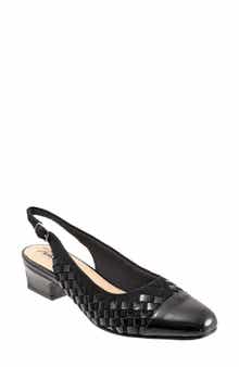 Dea Woven Slingback Pump