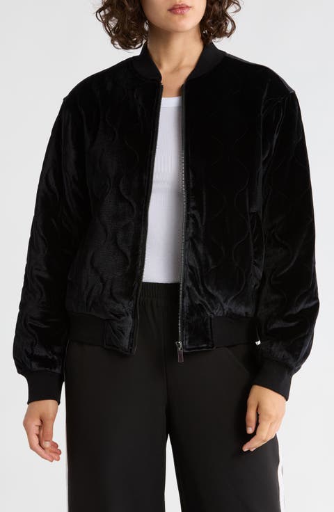 Velvet Bomber Jacket