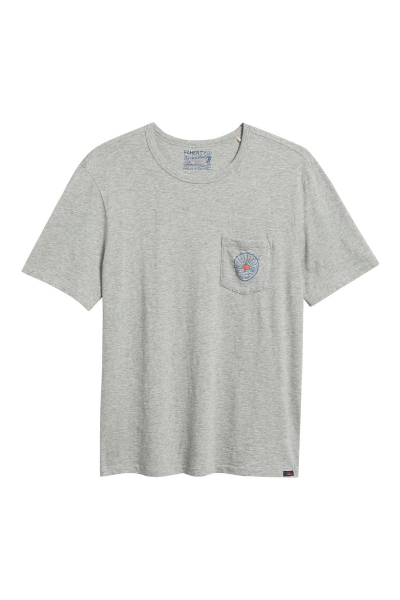 Chicago Pocket Graphic T-Shirt, Main, color, GRANITE HEATHER