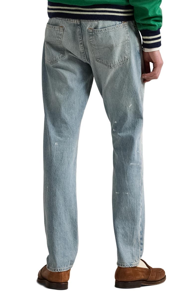 Polo Ralph Lauren Sullivan Distressed Slim Fit Jeans, Alternate, color, Claremont Wash