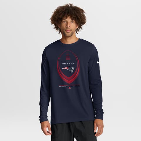 Men's Nike Navy New England Patriots Legend Icon Dri-FIT Long Sleeve T-Shirt