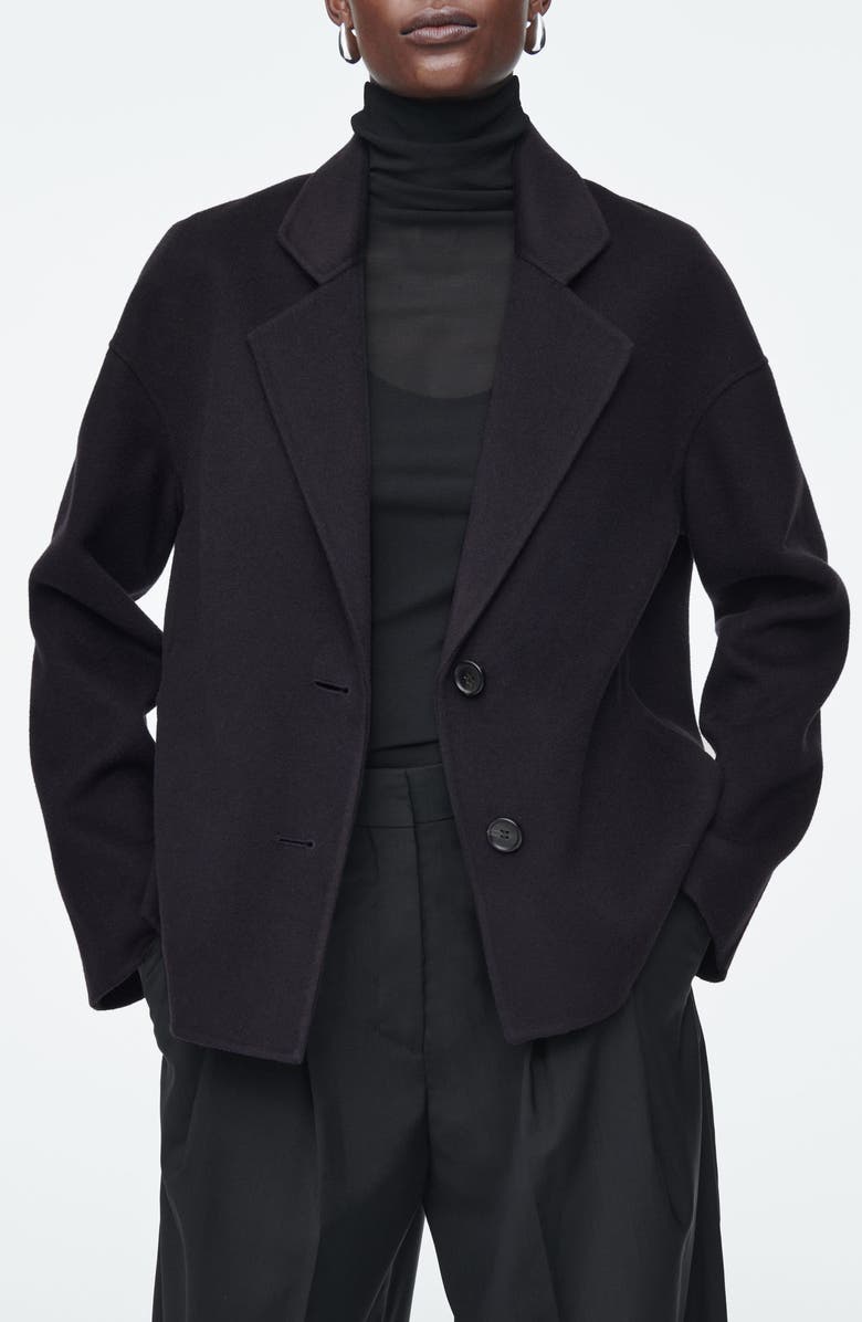 COS Tailored Wool Blend Jacket, Main, color, 
