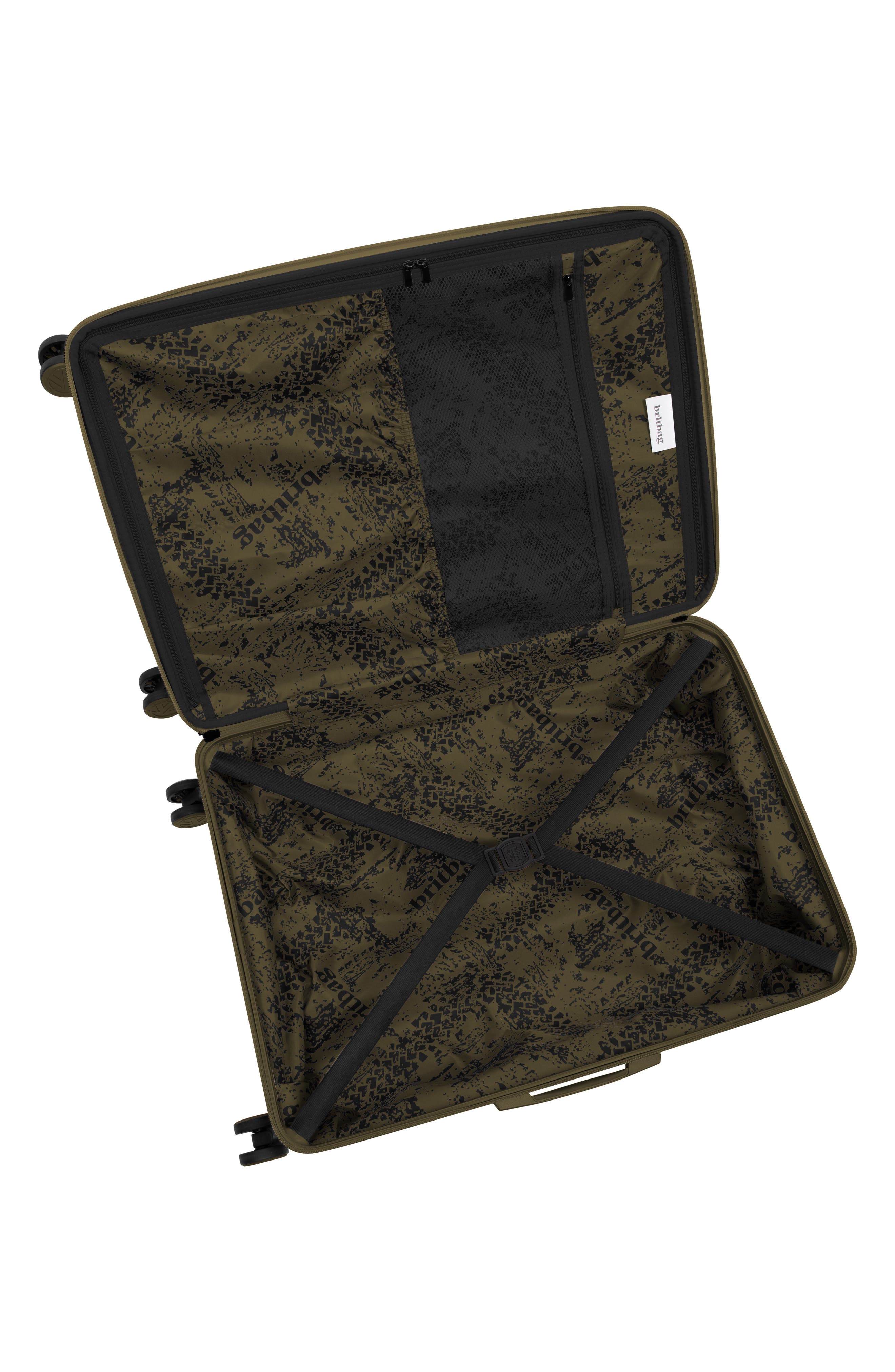 Britbag Cherokee II 21-Inch Hardside Carry-On Luggage, Alternate, color, Dark Olive