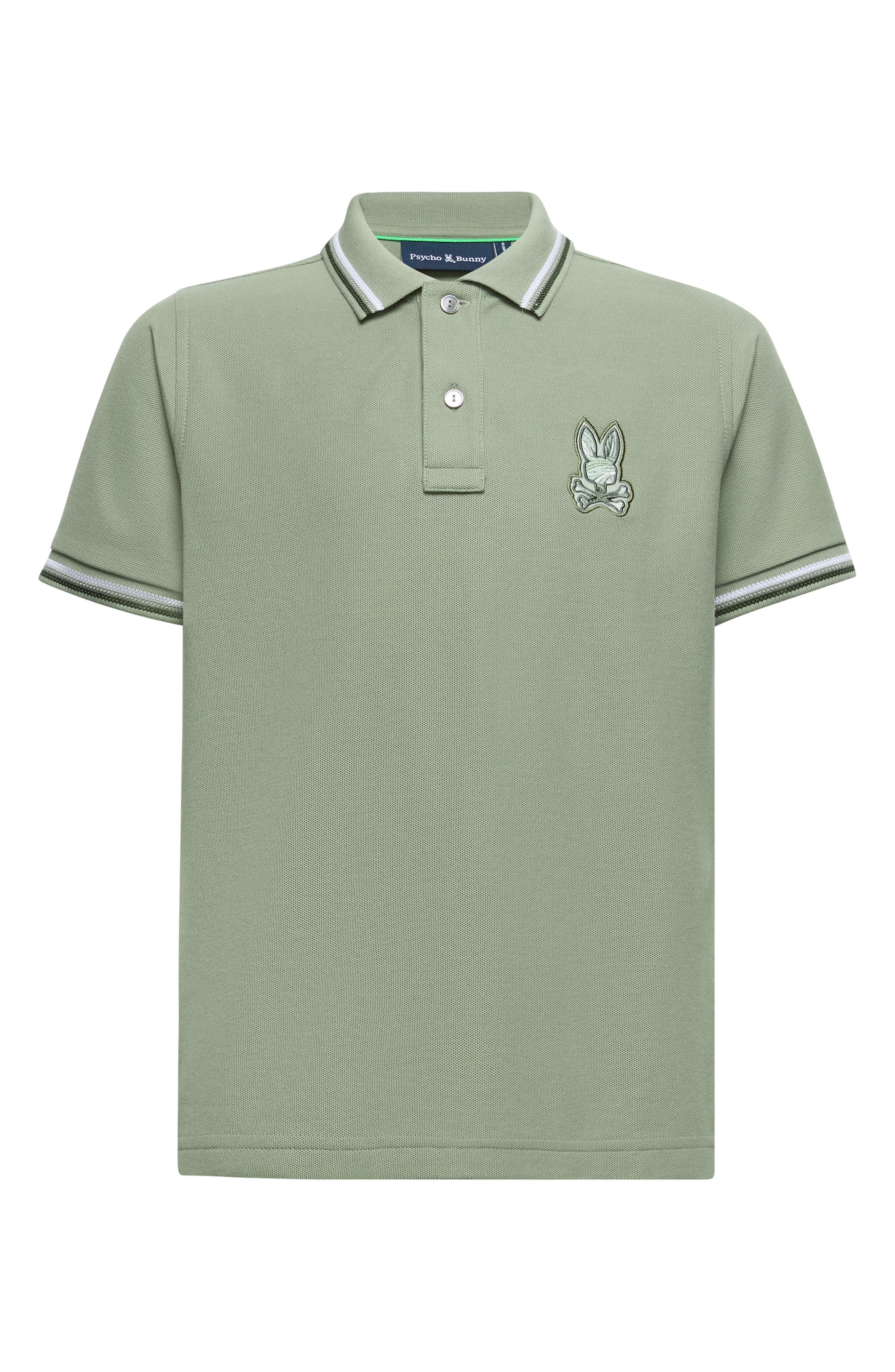 Psycho Bunny Kids' Baxter Cotton Pique Polo