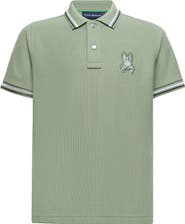 Psycho Bunny Kids' Baxter Cotton Pique Polo