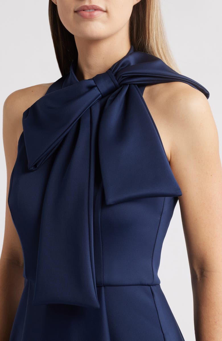 Black Halo Ara Bow Cocktail Dress, Alternate, color, 