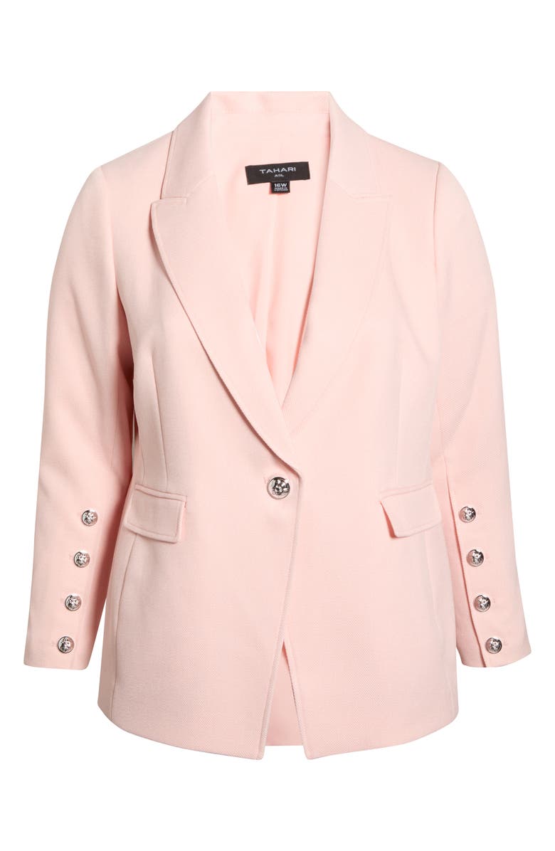 Tahari ASL One-Button Blazer, Main, color,
