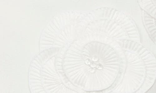Helsi Kaia Floral Appliqué Strapless Dress In Off White
